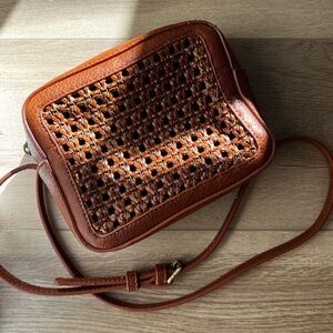Anthropologie Brown Faux Leather Purse